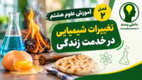 پاورپوینت فصل 2 علوم هشتم تغییرات شیمیایی در خدمت زندگی