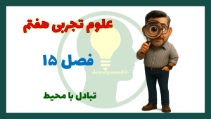 پاورپوینت فصل 15 علوم هفتم تبادل با محیط